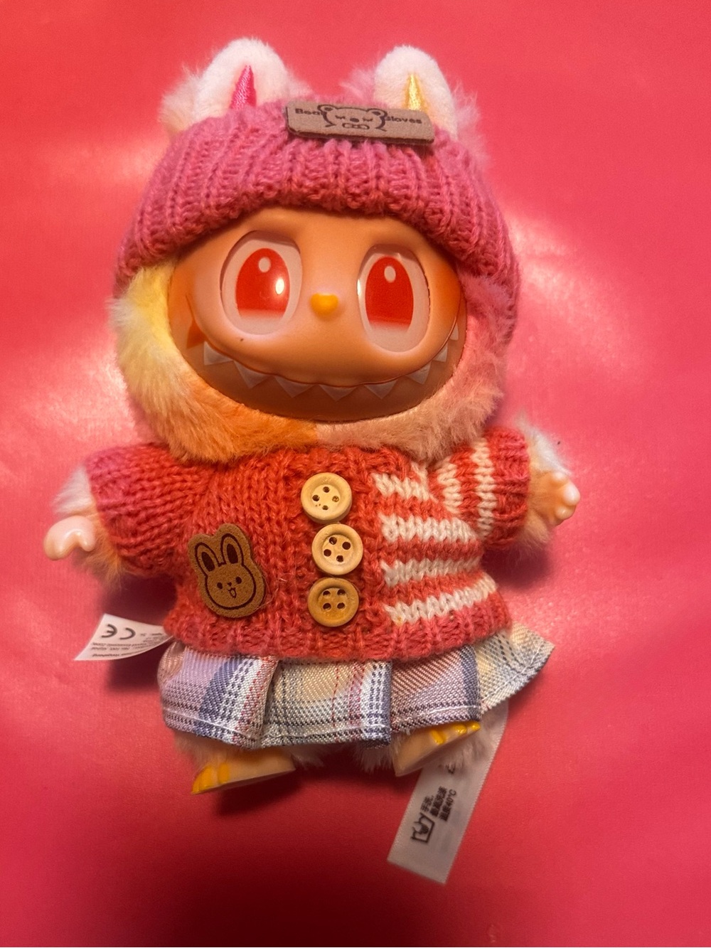 Plushie lafufu with outfit - she’s adorable 🥰